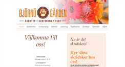 Desktop Screenshot of bjornogarden.se