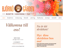 Tablet Screenshot of bjornogarden.se